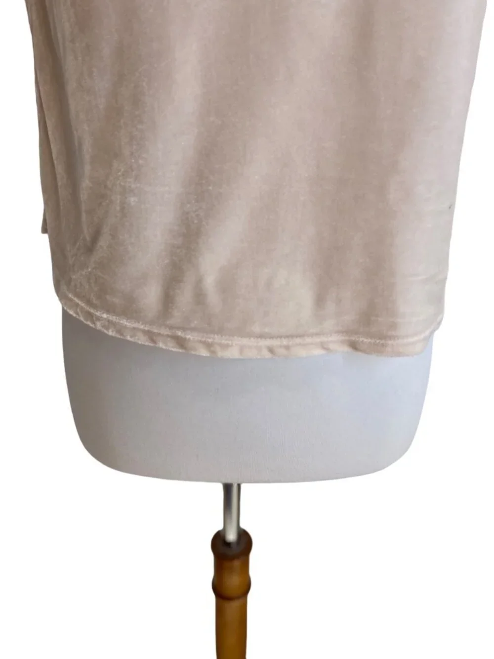Free People Claudia Blouse Pink Size XS Coquette Romantic Velvet Bohemian Spring